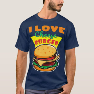 Camiseta Eu Adoro Burger De Queijo