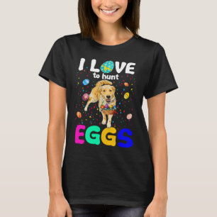 Camiseta Eu Adoro Caçada De Ovos, Ouro Engraçado Para O E