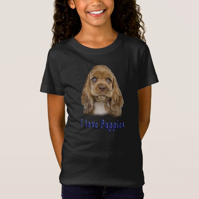 Camiseta Eu adoro cachorros (Frente)