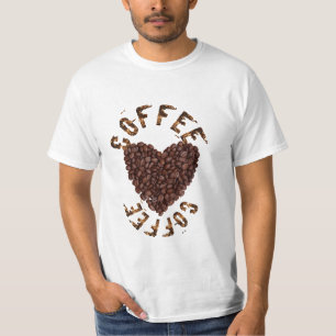 Camiseta Eu adoro café