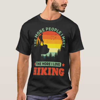 Camiseta Eu adoro Caminhar Engraçado Caminhando Hiker do Ca