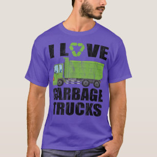 Camiseta Eu Adoro Caminhões De Lixo 982
