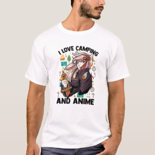 Camiseta Eu Adoro Campos E Animes - Kawaii Cute - Manga Ota