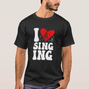 Camiseta Eu Adoro Cantar Treinador de Voz Cantora Karaoke