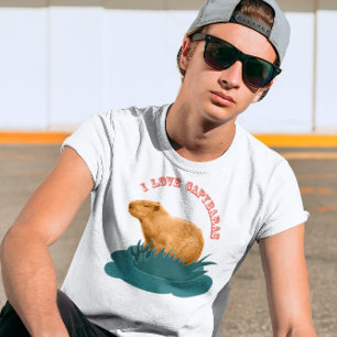 Camiseta Eu adoro capybaras