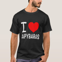 Eu adoro capybaras roupa