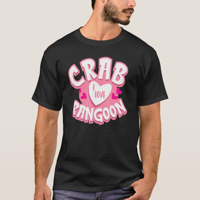 Camiseta Eu Adoro Caranguejo Rangoon Puff Cheio Queijo Cent (Frente)