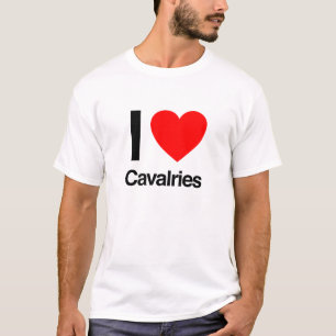Camiseta Eu adoro cavalaria