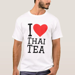 Camiseta Eu adoro chá tailandês