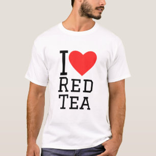 Camiseta Eu adoro chá vermelho