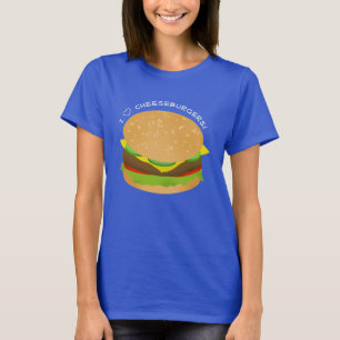 Camiseta Eu Adoro Cheeseburgers