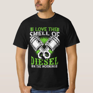 Camiseta Eu Adoro Cheiro De Diesel Na Manhã Presente Para C