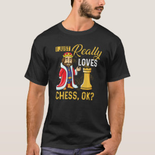 Camiseta Eu Adoro Chess Ok Chess Player Club Chess