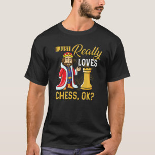 Camiseta Eu Adoro Chess Ok Chess Player Club Chess