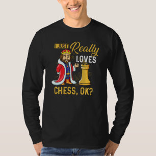 Camiseta Eu Adoro Chess Ok Chess Player Club Chess