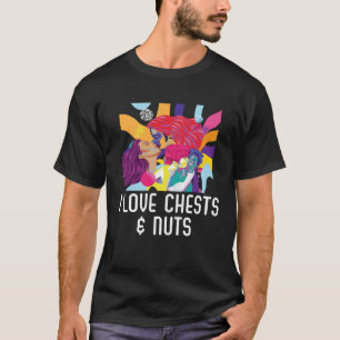 Camiseta Eu Adoro Chest E Loucos Orgulho Bissexual Bissexua