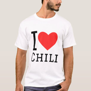 Camiseta Eu adoro chili