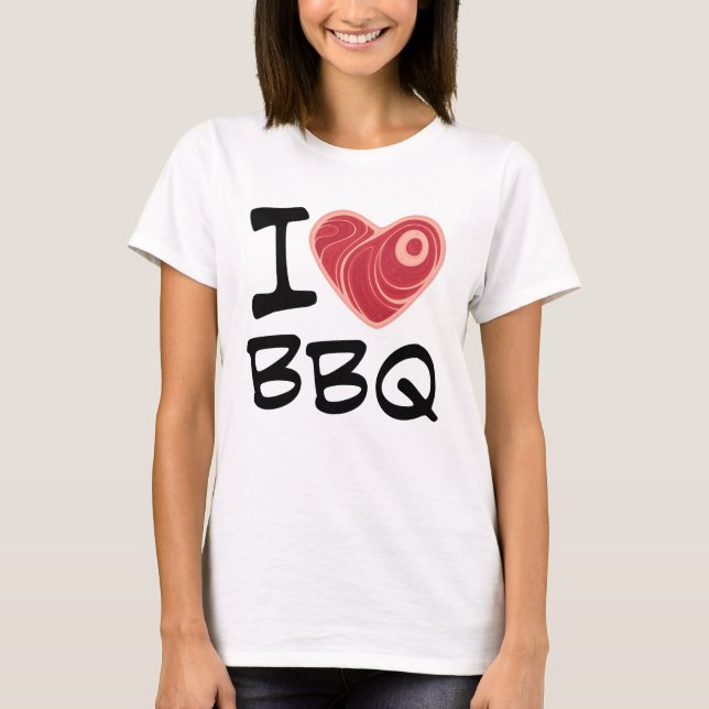 Camiseta Eu Adoro CHURRASCO (Frente)
