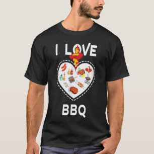 Camiseta Eu Adoro Churrasco Engraçado Para Amantes De Churr
