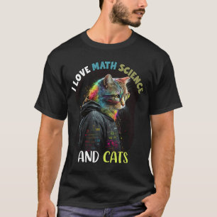 Camiseta Eu Adoro Ciência Da Matemática E Nerd De Ciência D