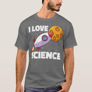 Camiseta Eu adoro ciência para astronautas