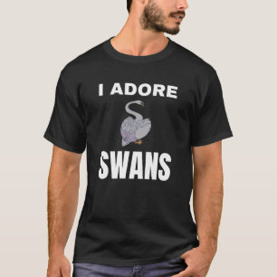 Camiseta Eu adoro Cisnes