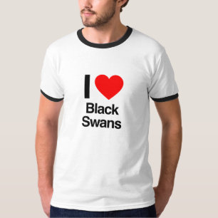 Camiseta eu adoro cisnes negras