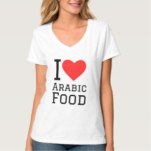 Camiseta Eu adoro comida árabe