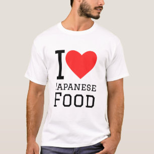 Camiseta Eu adoro comida japonesa