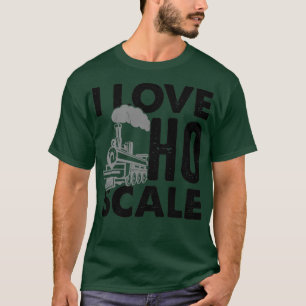 Camiseta Eu adoro composições e locomotivas