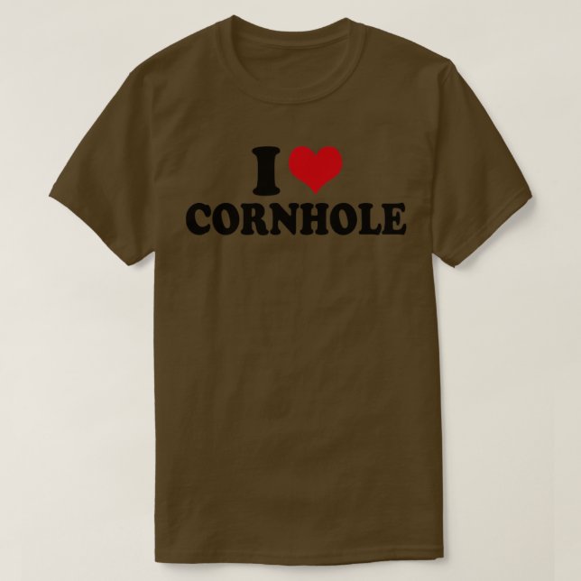Camiseta Eu Adoro Cornhole (Frente do Design)