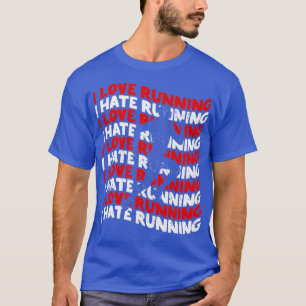 Camiseta Eu adoro correr o corredor do amante do ódio