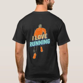 Camiseta Eu Adoro Correr | T-Shirt Em Corrente