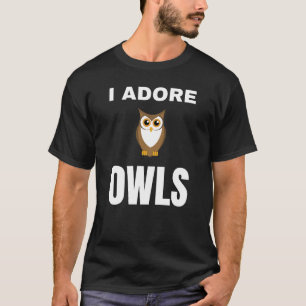 Camiseta Eu adoro Corujas