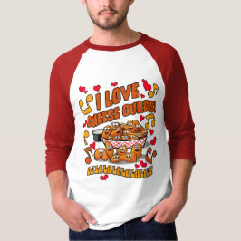 Camiseta Eu Adoro Curdas De Queijo!