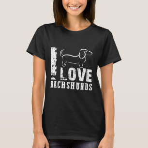 Camiseta Eu Adoro Dachshances