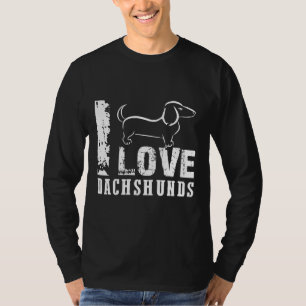 Camiseta Eu Adoro Dachshances