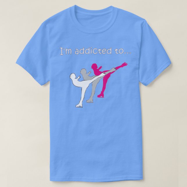 Camiseta Eu adoro dança de gelo (Frente do Design)