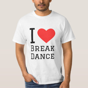 Camiseta Eu adoro dança de intervalo