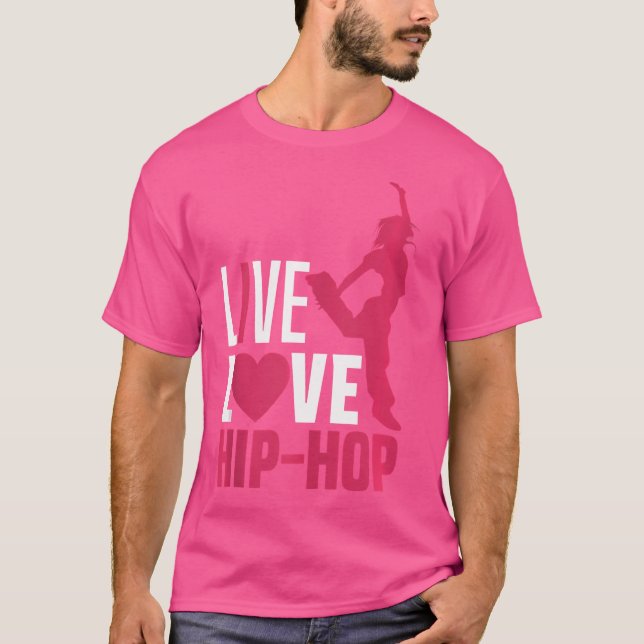 Camiseta Eu Adoro Dança Hip Hop Breakdace Breakdancer Engra (Frente)