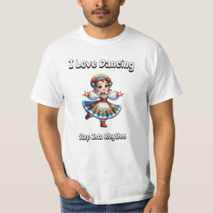 Camiseta Eu Adoro Dançar - Entre No Ritmo