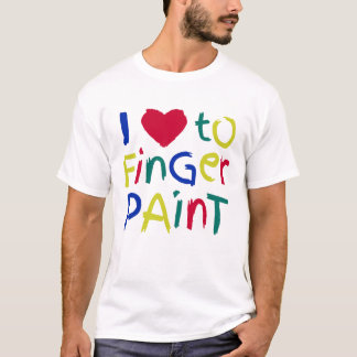 Camiseta Eu Adoro Descartar Pintura