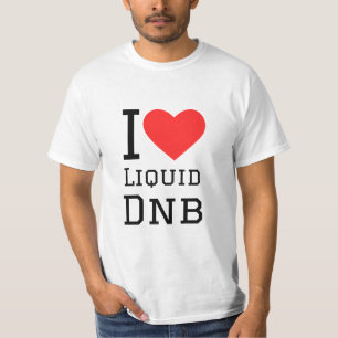 Camiseta Eu adoro dnb líquido