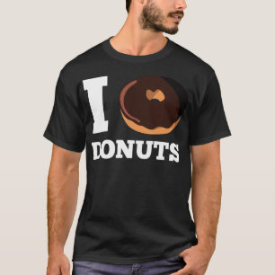 Camiseta Eu adoro doces de dinossauros Rosquinhas