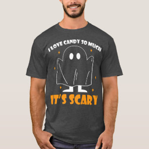 Camiseta Eu Adoro Doces É Um Espírito Assustador958