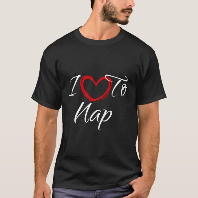 Camiseta Eu Adoro Dormir Eu Gosto De Dormir (Frente)