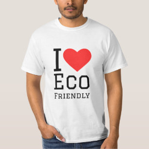 Camiseta Eu adoro eco amigável
