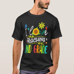 Camiseta Eu Adoro Ensinar segundo Grau Girassol Segundo Gra