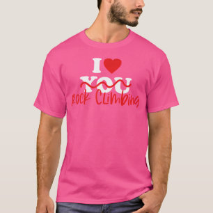 Camiseta Eu Adoro Escalar Rock
