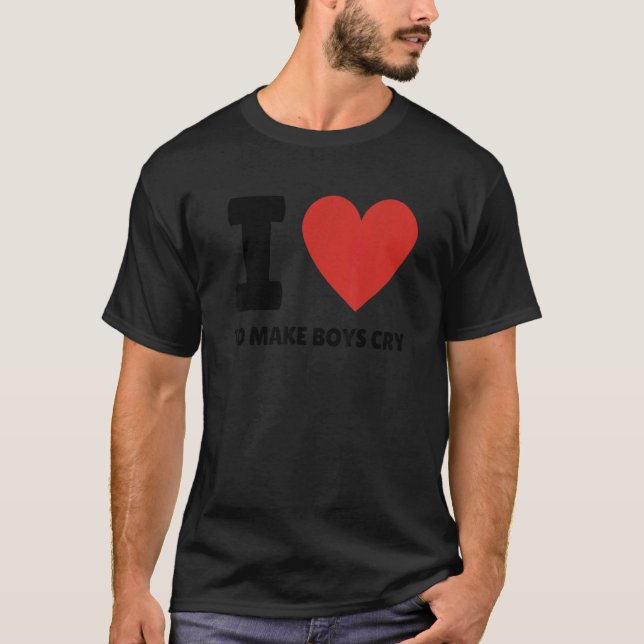 Camiseta Eu Adoro Fazer Meninos Chorar Cotações (Frente)